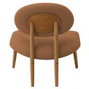 Ver mais imagens de Poltrona Decorativa Yves Base Madeira Castanho Terracota - Nexta Casa