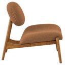 Ver imagem 7 de Poltrona Decorativa Yves Base Madeira Castanho Terracota - Nexta Casa