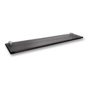 Ver imagem 1 de Prateleira Reta C/ Suporte Fenda 50x10 Cm - 8mm - Fume