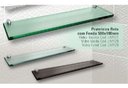 Ver imagem 2 de Prateleira Reta C/ Suporte Fenda 50x10 Cm - 8mm - Fume
