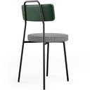 Ver mais imagens de Kit 04 Cadeiras Decorativa Estofada Sala Jantar Barcelona L02 Facto Verde Musgo Pied Poule
