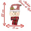 Ver imagem 2 de Decoração Enfeite Natal Boneco Neve Vermelho Árvore de Natal 25cm