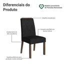 Ver imagem 4 de Kit 4 Cadeiras de Jantar 4255 com Espaldar Rustic/oxford Madesa