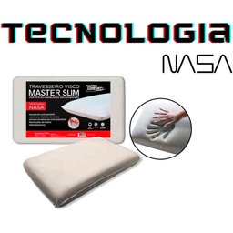 Travesseiro Visco Master Slim Conforto Maciez Visco Elástico - 3