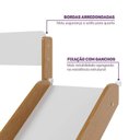 Ver imagem 6 de Treliche com Cama Auxiliar e Kit Escorregador Aria Casatema MadeiraOriginals Marrom/Nogueira/Branco