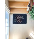 Ver imagem 2 de Tapete Porta ou Banheiro Floral 70x50cm Artesanal