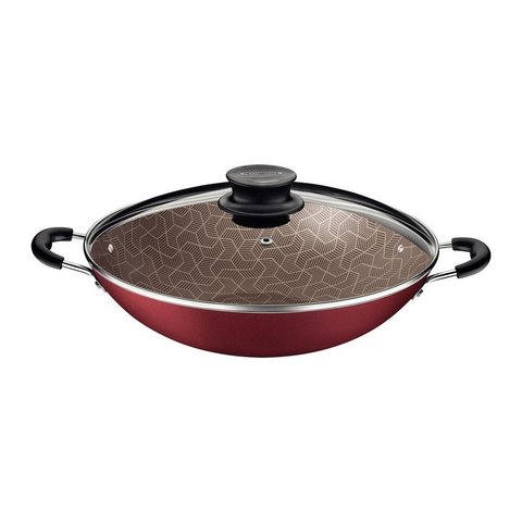 Wok Paris Alumínio Antiaderente 4,4 L Vermelho Tramontina
