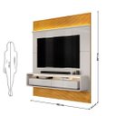 Ver imagem 4 de Painel Ripado para TV até 70 Polegadas com LED 2 Gavetas em MDF Taylor DJ Móveis