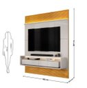Ver imagem 4 de Painel Ripado para TV até 70 Polegadas com LED 2 Gavetas em MDF Taylor DJ Móveis