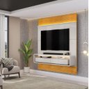 Ver imagem 1 de Painel Ripado para Tv até 70 Polegadas com Led 2 Gavetas em Mdf Taylor Dj Móveis