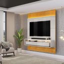 Ver imagem 1 de Painel Ripado para TV até 70 Polegadas com LED 2 Gavetas em MDF Taylor DJ Móveis