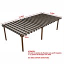 Ver imagem 5 de Kit Policarbonato Cristal 4mm 12,00m X 3,00m - Perfis Naturais