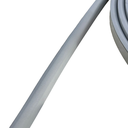 Ver imagem 2 de Rodapé Eva Autocolante Flexível Cordão 2,5cmx1,5cm 15 Metros - Cinza