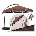 Ver imagem 2 de Ombrelone Lateral Grande Buzios 3m P/ Praia, Piscina, Jardim:marrom