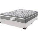 Ver imagem 1 de Cama Box e Colchão Evolution Molas Ensacadas Casal Probel: Branco