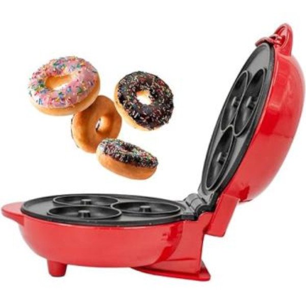 Máquina de Donuts Mini Faz 3 Rosquinhas Waffler 220v - 2