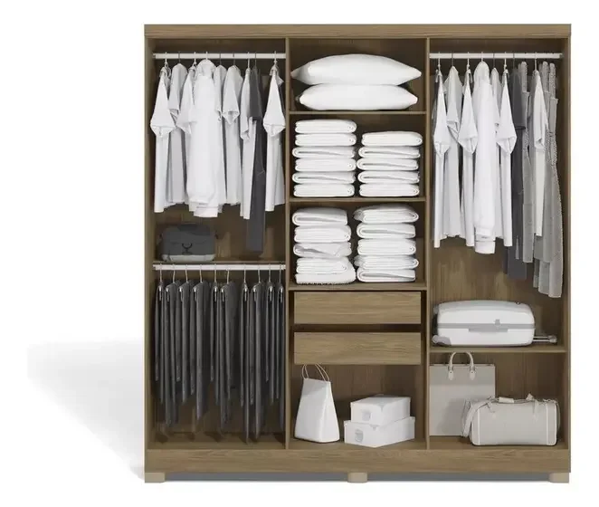 Ver imagem 2 de E530 Roupeiro 6 Pts 2 Gav Nogueira Kappesberg