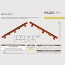 Ver imagem 6 de Luminária de Teto Led Carolina 35w 3500lm Madeira Maciça Spot