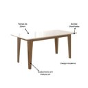 Ver imagem 2 de Mesa de Jantar Liz 160cm Carvalho/off White - Poliman