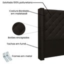 Ver imagem 3 de Cabeceira King 195cm Imperial Corano - Lucadi Home