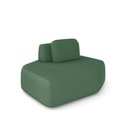 Ver imagem 2 de Sofá Ilha Dakota Chaise 168cm Modulado Encosto Almofada Solta Veludo Verde G33 - Gran Belo
