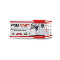Vedax Reparo 12kg Argamassa Impermeabilizante para Paredes e Rodapés – Uso Interno e Externo - 1