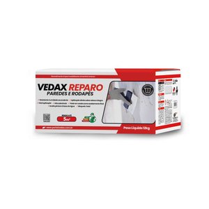 Vedax Reparo 12kg Argamassa Impermeabilizante para Paredes e Rodapés – Uso Interno e Externo