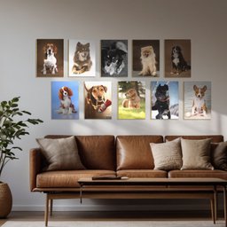 Kit 10 Placas Mdf Cachorros Parede Criativa e Divertida Dc16 - 4