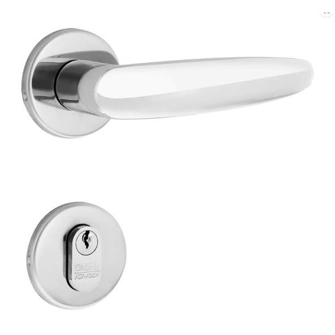Conjunto de Fechadura 515p St2 55mm Cromado Brilhante La Fonte