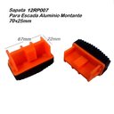Ver imagem 2 de Sapata Escada Alumínio 70x25mm Nylon 2 Sapatas