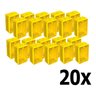 Caixa de Luz Embutir 4x2 Parede Reforçada Amarela Tigre 20 Unidades - 1