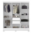 Ver imagem 4 de Guarda Roupa 6 Portas Virgina Branco