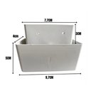 Ver imagem 2 de Kit com 6 Pés para Guarda Roupas Armários Multiuso Roupeiros Branco Modelo Roman Plástico Ultra Resi