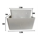 Ver imagem 2 de Kit com 6 Pés para Guarda Roupas Armários Multiuso Roupeiros Branco Modelo Roman Plástico Ultra Resi