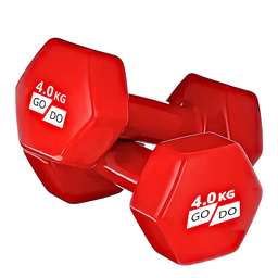 Fit Par de Halteres - Vinil Liso 4 Kg - 5