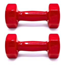 Fit Par de Halteres - Vinil Liso 4 Kg - 2