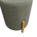 Ver imagem 3 de Puff Ravi Kappesberg Linho Verde Malva
