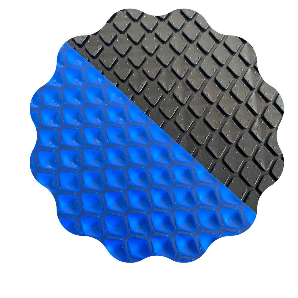 Capa Térmica Piscina 8,5x4 500 Micras proteção Uv BLACK/BLUE - 1