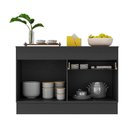 Ver imagem 4 de Balcão Cozinha com Rodapé Gabinete Pia 120 cm 2 Portas 1 Gaveta Veneza Multimóveis MP2117.895