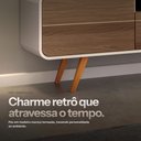 Ver imagem 5 de Rack para Sala Bancada de TV 85 pol 220cm Alissa H01 D’Rossi