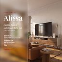 Ver imagem 2 de Rack para Sala Bancada de TV 85 pol 220cm Alissa H01 D’Rossi