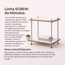 Ver imagem 5 de Mesa Cabeceira Suspensa Branca Mdf Quarto Retro Estilo Industrial Vintage Quadrada Moderna Pequena