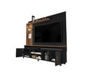 Ver imagem 3 de Estante para TV e Home Theater Ocean 1.8 Preto/Canela – Carmolar Móveis