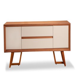 Balcão Buffet Valência 200cm Amêndoa/off White - 2