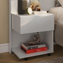 Ver imagem 7 de Cabeceira Sleep Movelove Cama Solteiro + Criado Suspenso