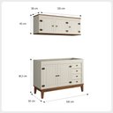 Ver imagem 3 de Cozinha Modulada 2 Peças - Off White