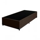 Ver imagem 3 de Cama Base Box Solteiro Cama Box Base Simples Estrutura em Madeira Suede Marrom