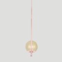 Ver imagem 6 de Pendente Lustre On Loop Rosé com Globo de Vidro Âmbar