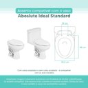 Ver imagem 3 de Tampa Vaso Sanitário Madeira Laqueada Absolute Branco para Bacia Ideal Standard