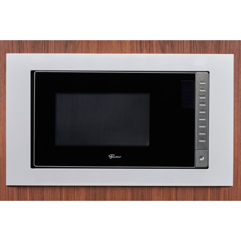 Micro-ondas Fischer Fit Line Embutir 25 Litros Moldura Branco 34910